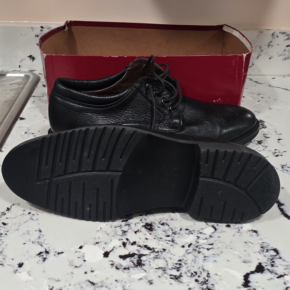 Bally Classic Black Leather Men's Shoes